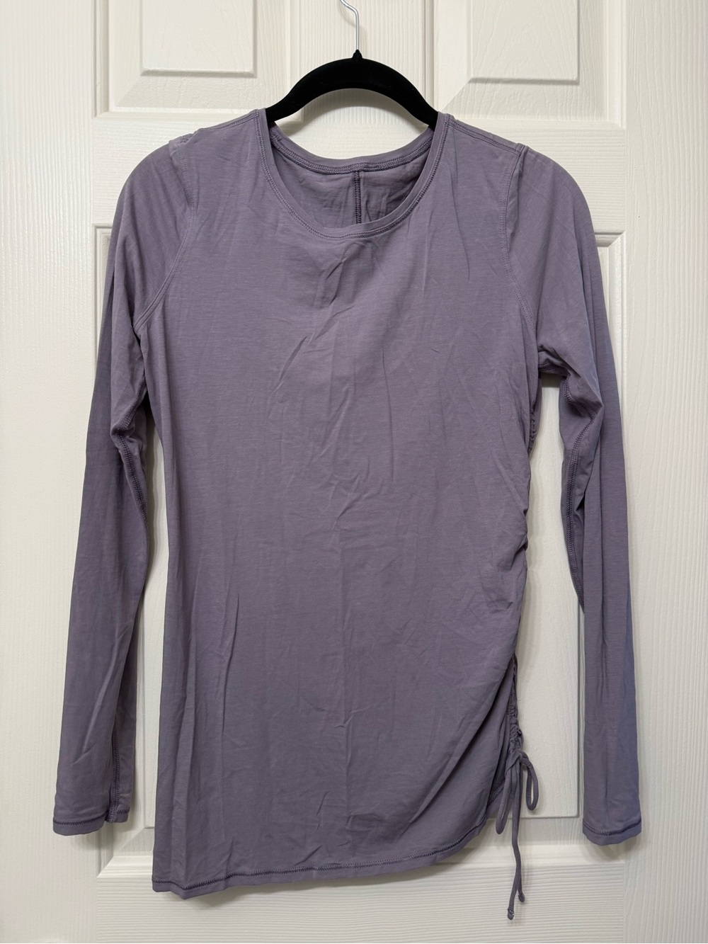 lululemon athletica Long-Sleeve Side-Ruched Tee - Lavender